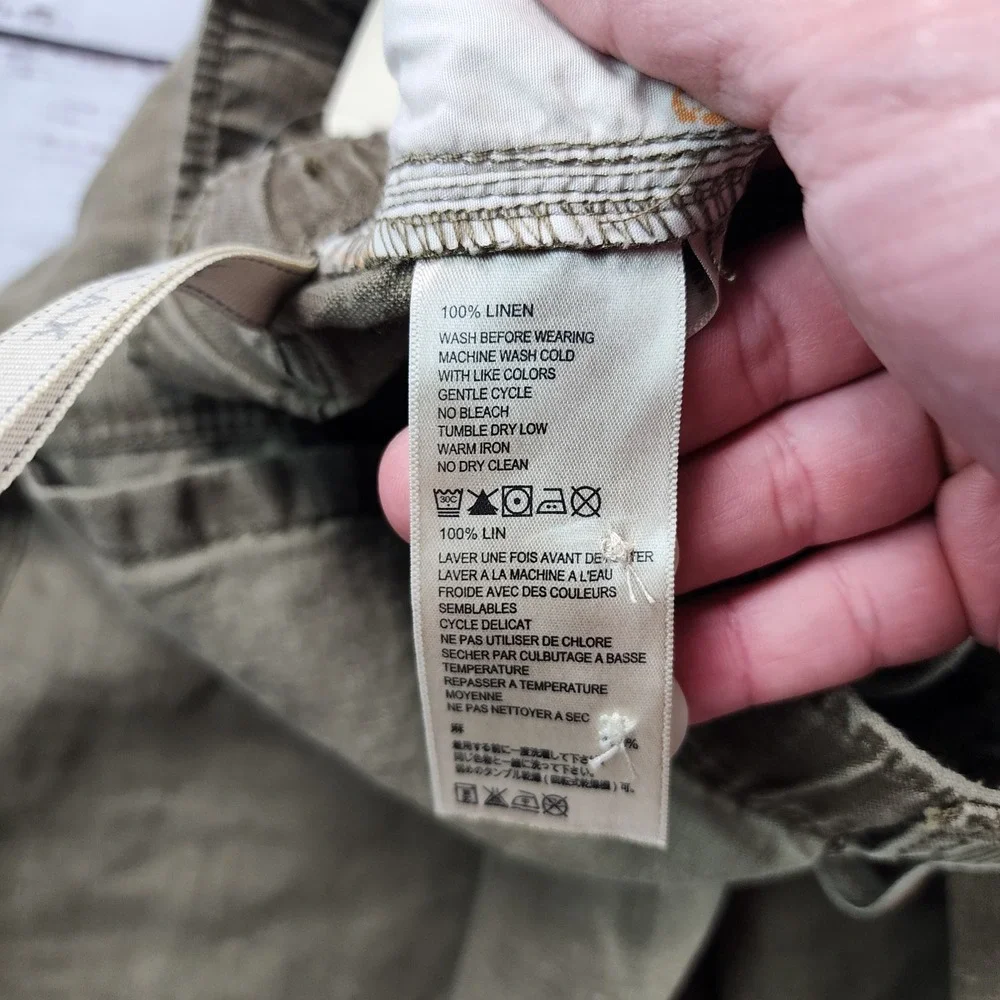 NWT Tommy Bahama Linen on the Beach Pants Men's 2XLT Lentil Drawstring